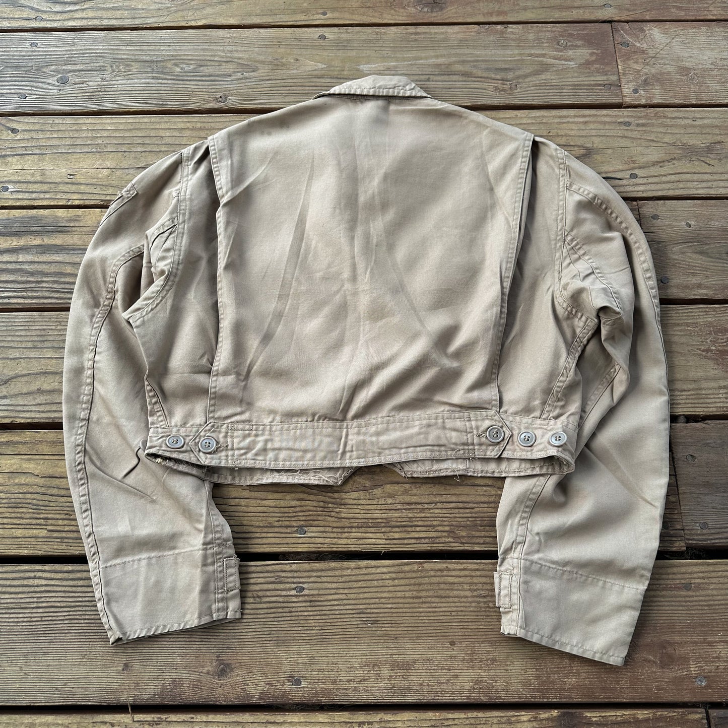 Korean War cropped coverall jacket