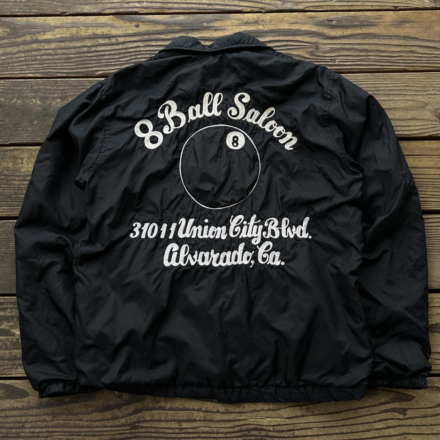 1960’s 8 ball saloon chainstitched windbreaker