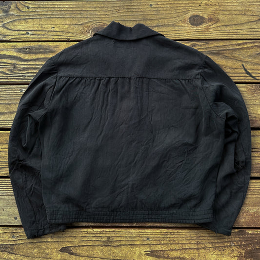 1950’s black overdyed and faded gabardine jacket