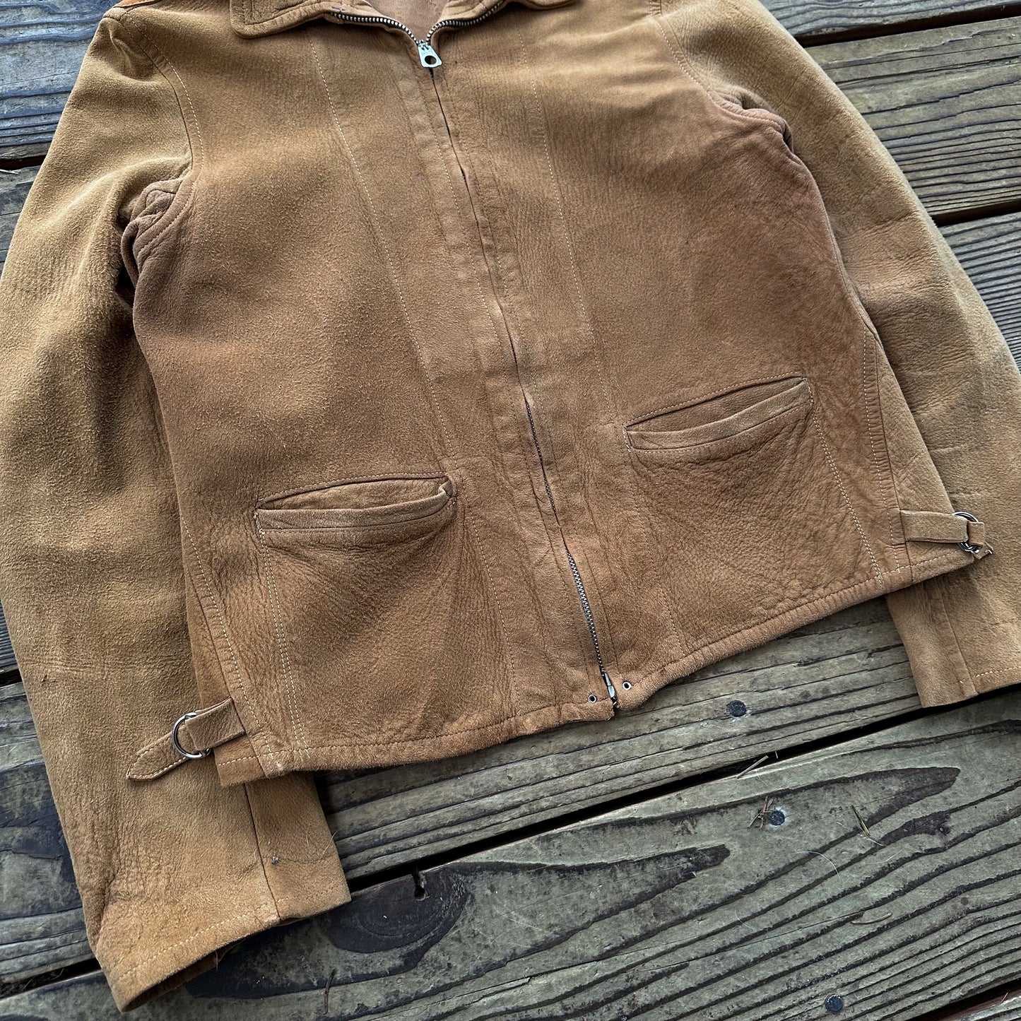 1930s summers Los Angeles suede leather jacket