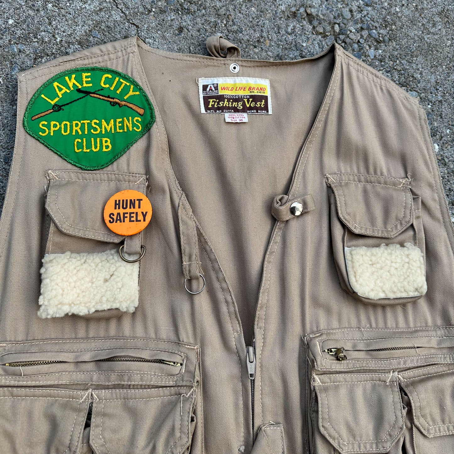 1970’s utility style fishing vest