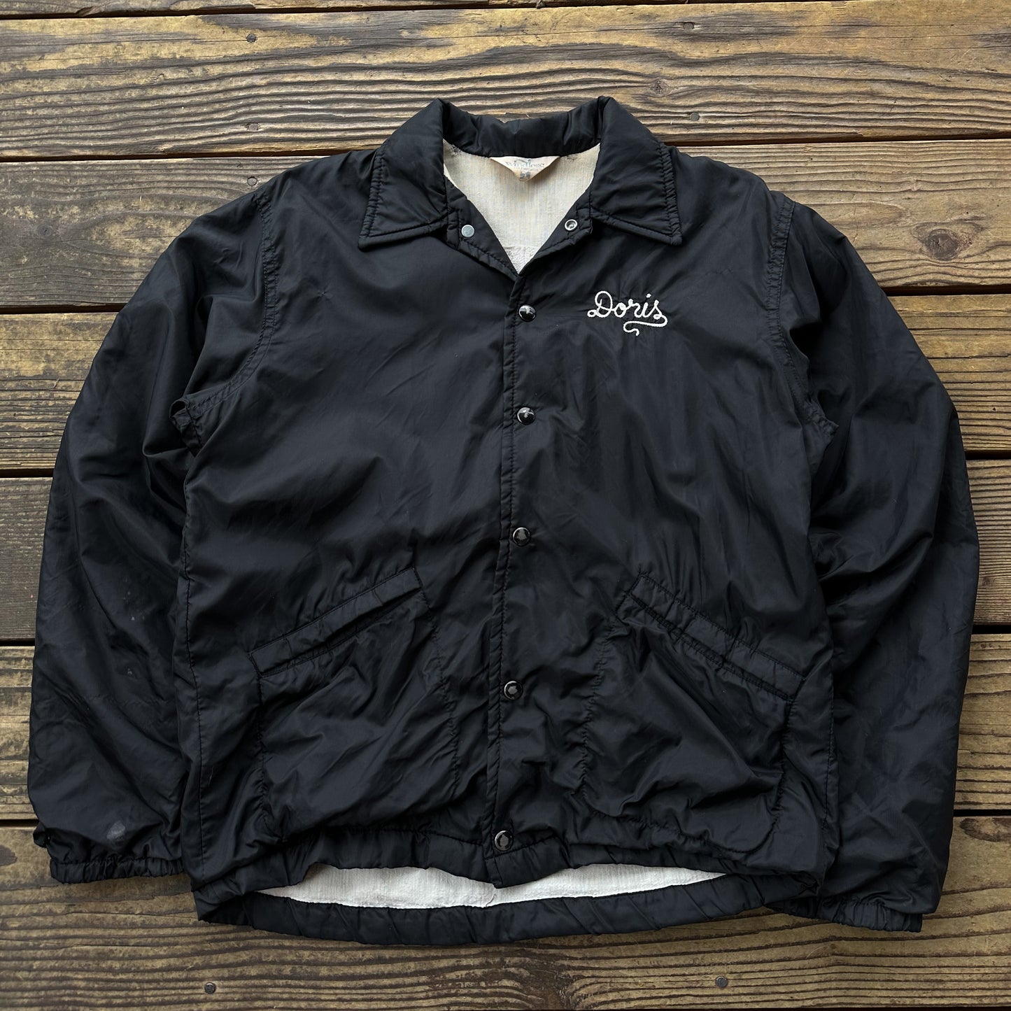 1960’s 8 ball saloon chainstitched windbreaker