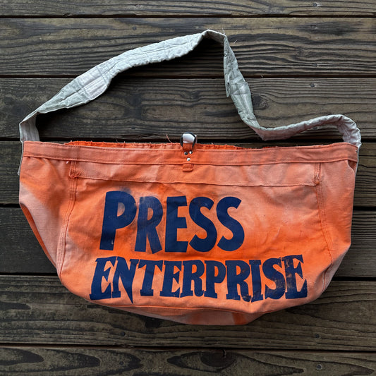 1968 press enterprise newspaper bag