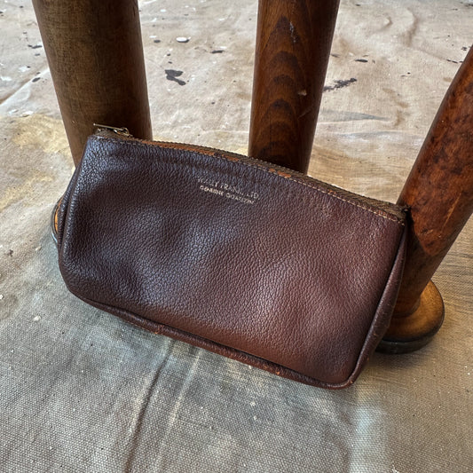 1950’s studded goatskin tobacco pouch wallet