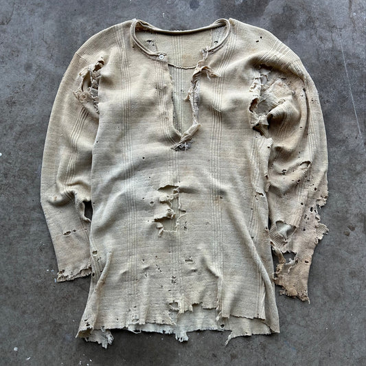 Thrashed 20’s/30’s cotton undershirt