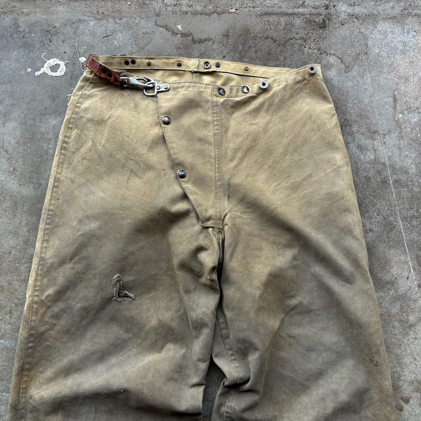 1940’s/50’s fireman turnout pants