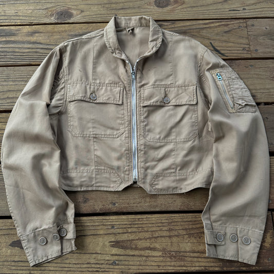 Korean War cropped coverall jacket