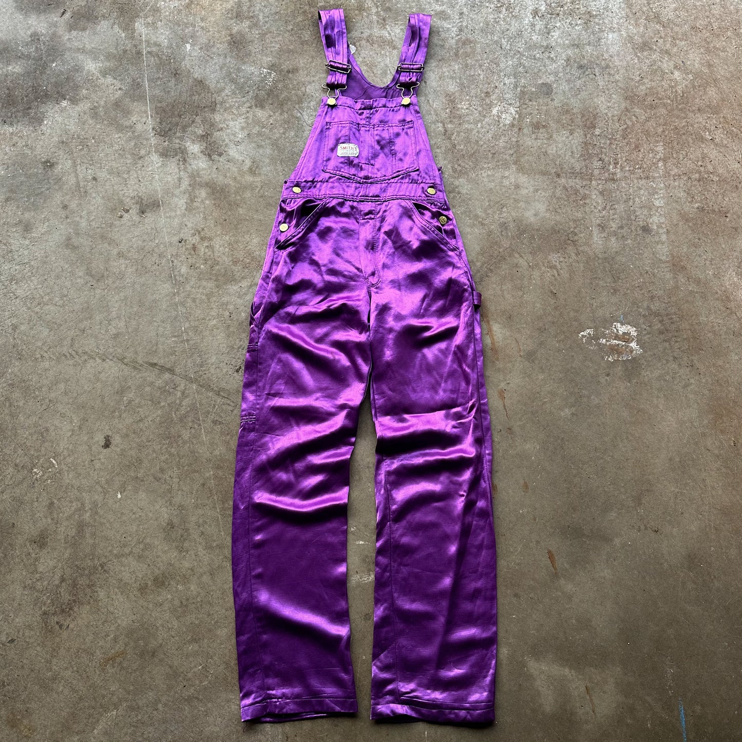 1960’s purple polycotton overalls