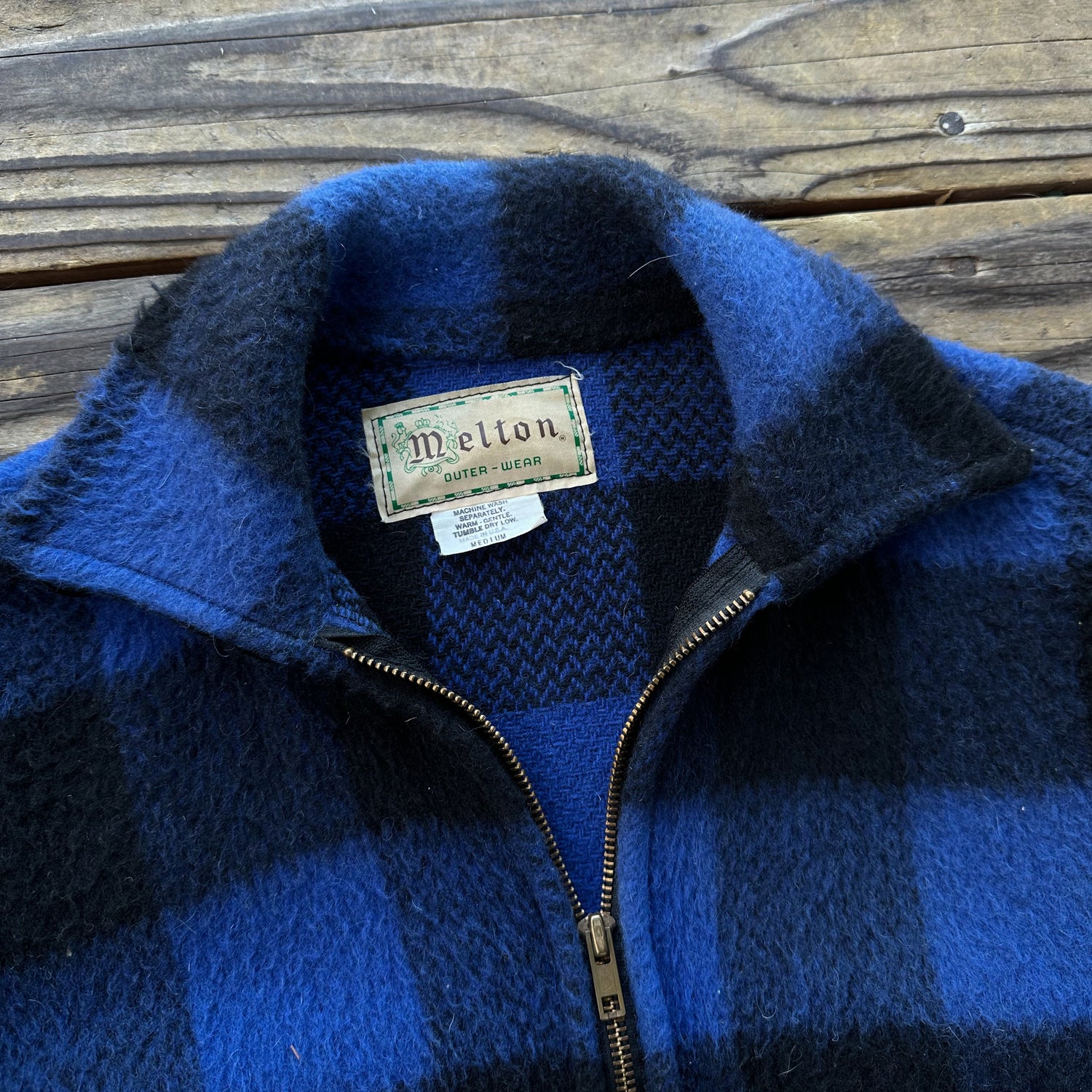 全新品【アメリカ製】70’s melton vintage wool jacket ジャケット・アウター