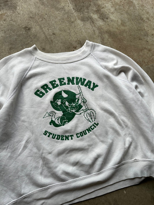 1970’s green devil sweatshirt