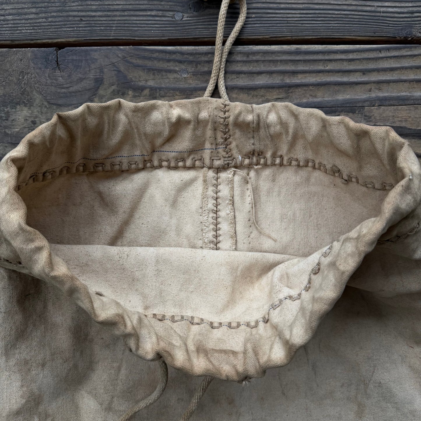1930’s handmade sailors ditty bag
