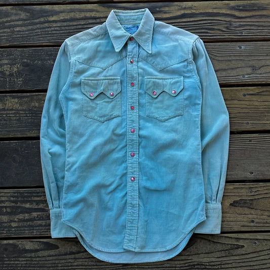 1950s corduroy western shirt