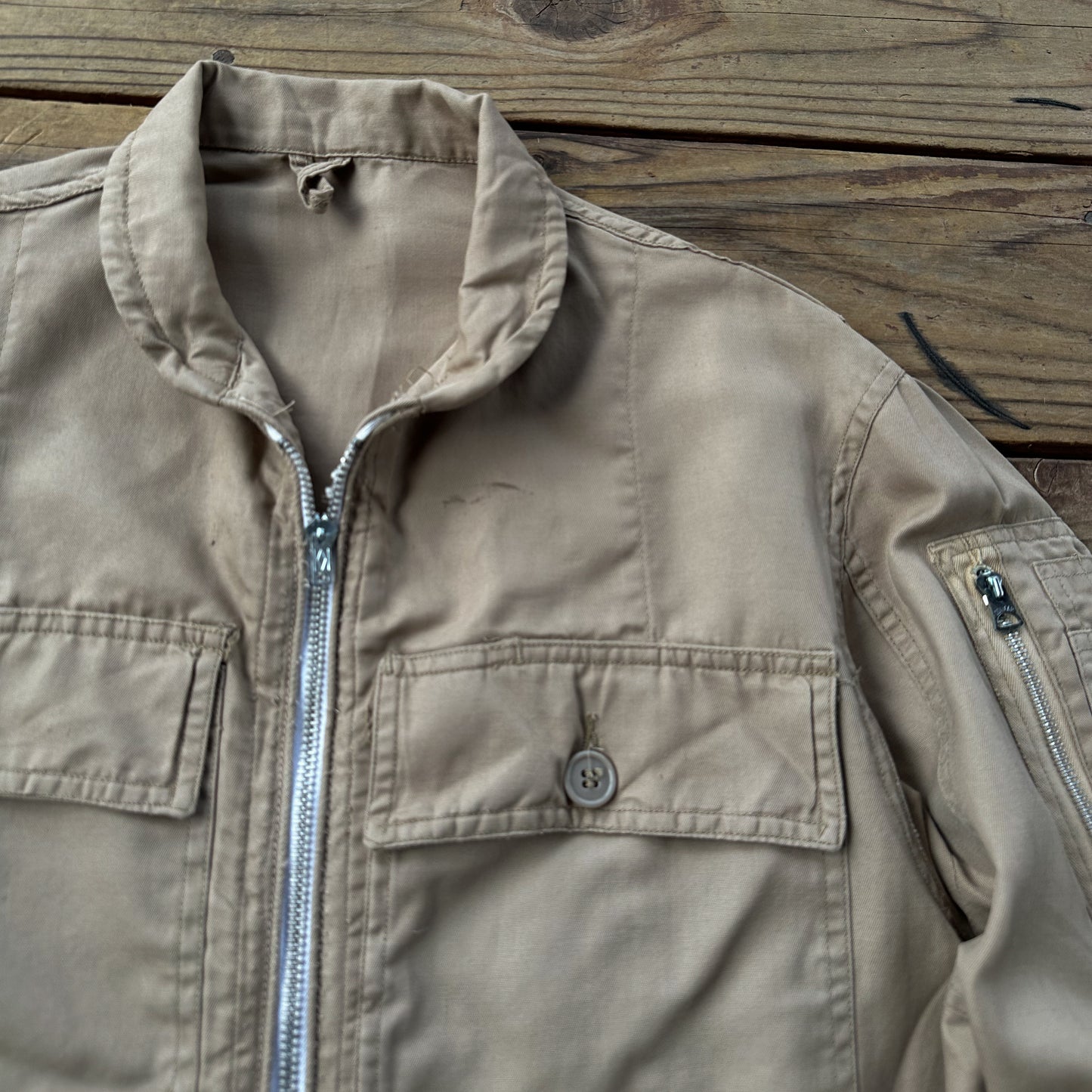 Korean War cropped coverall jacket