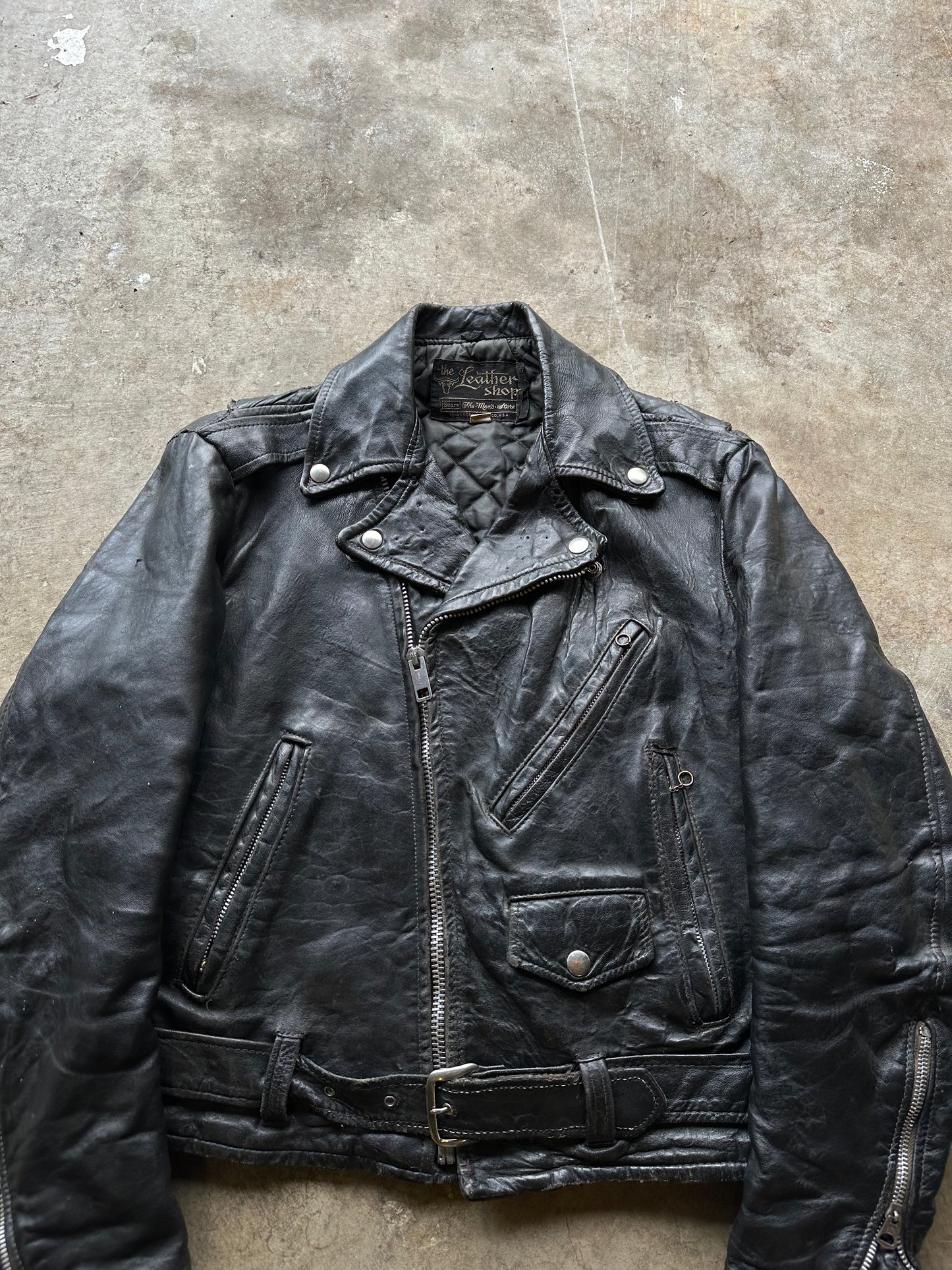 1960’s/70’s leather motorcycle jacket