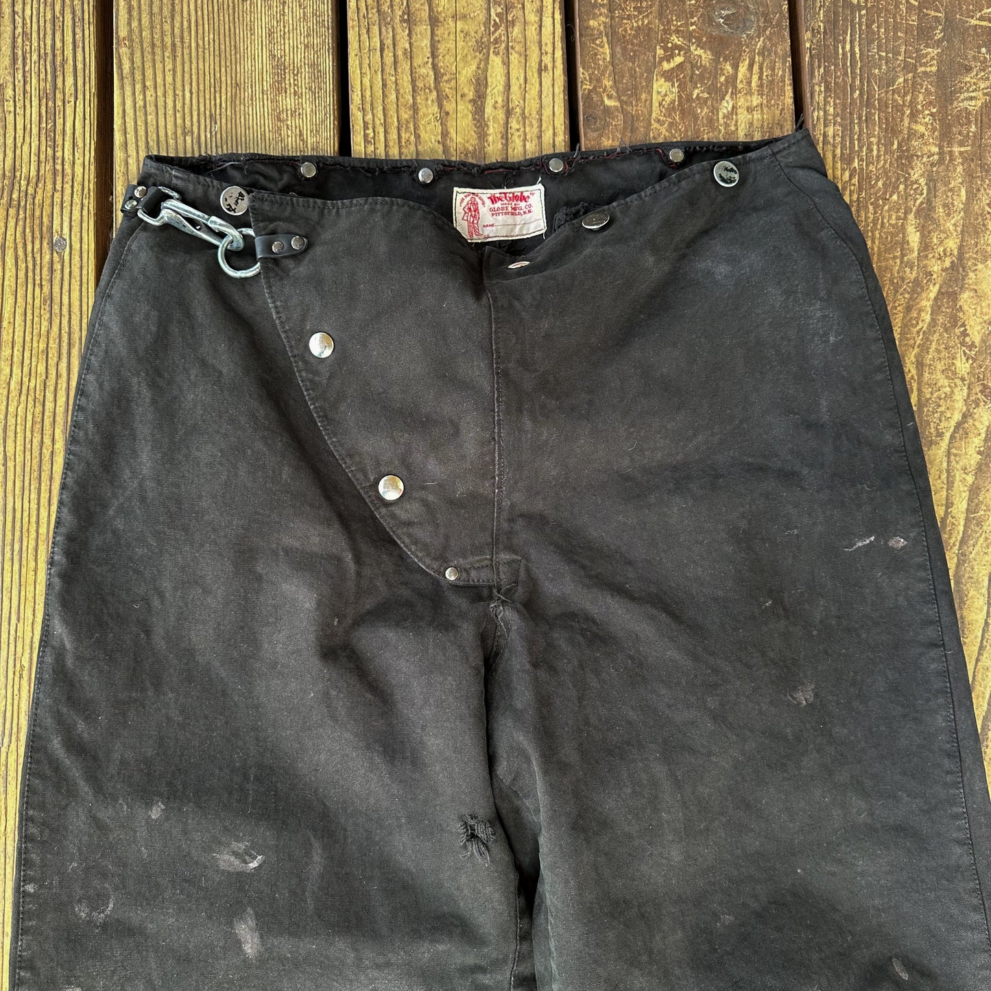 1950’s black over dyed fireman’s pants