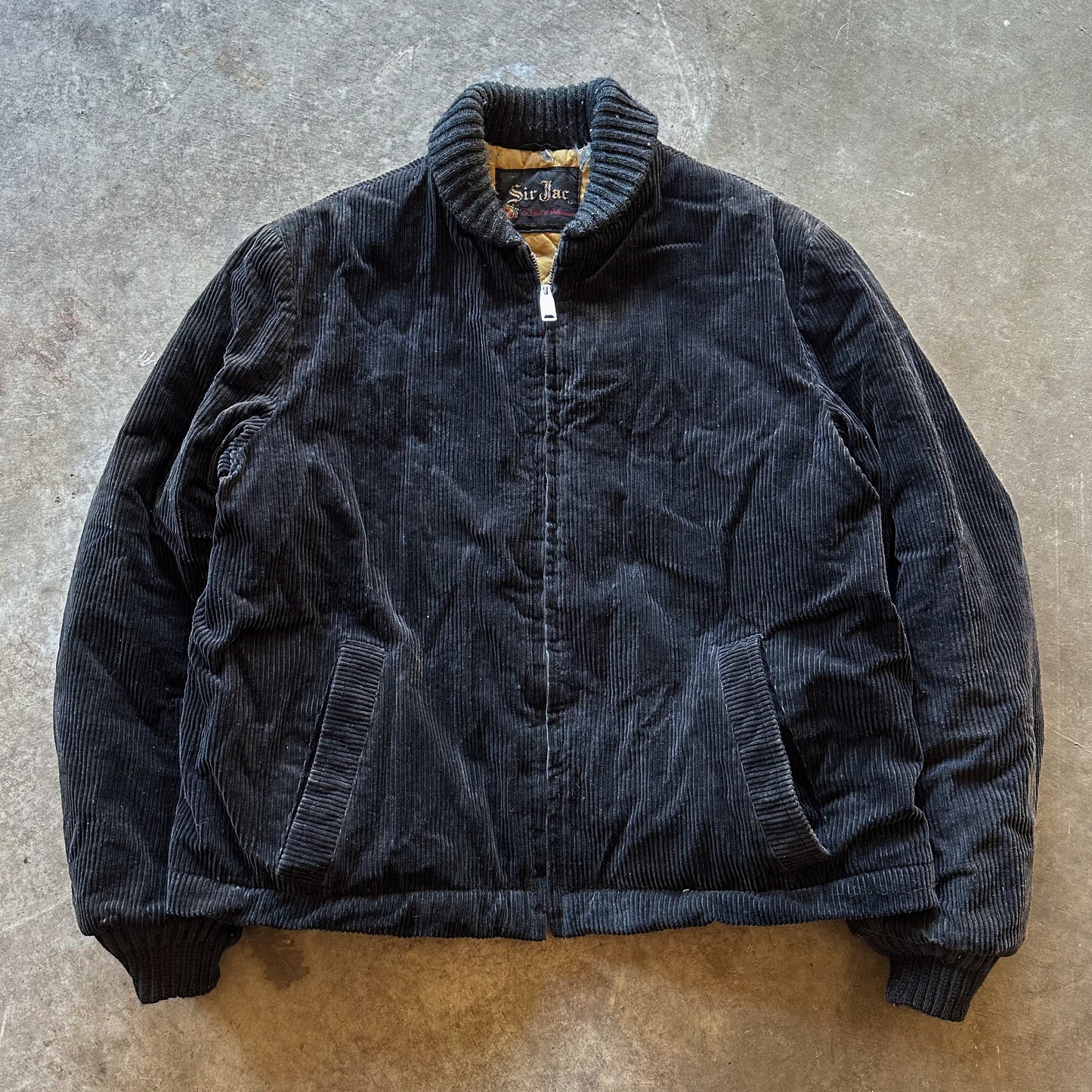 1960’s bulldog chainstitched black corduroy jacket