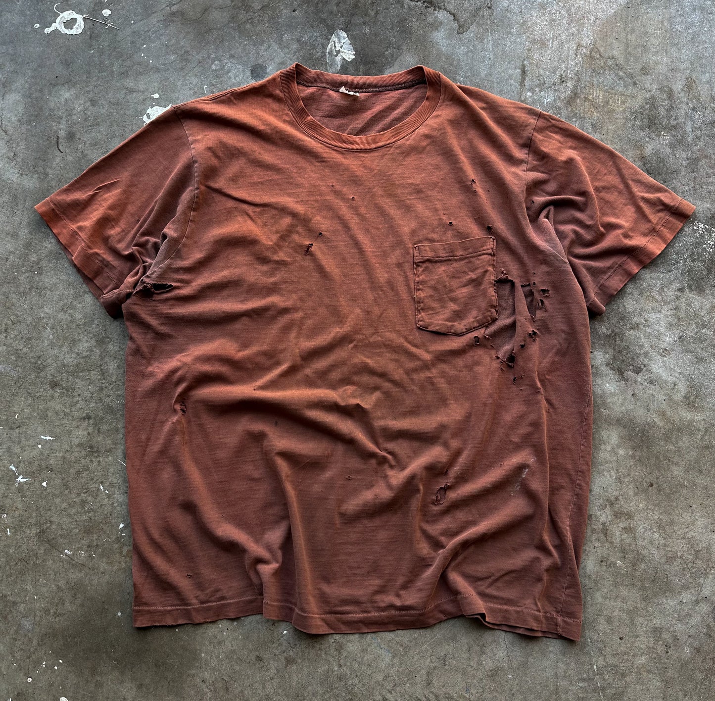 1970’s faded pocket cotton tee