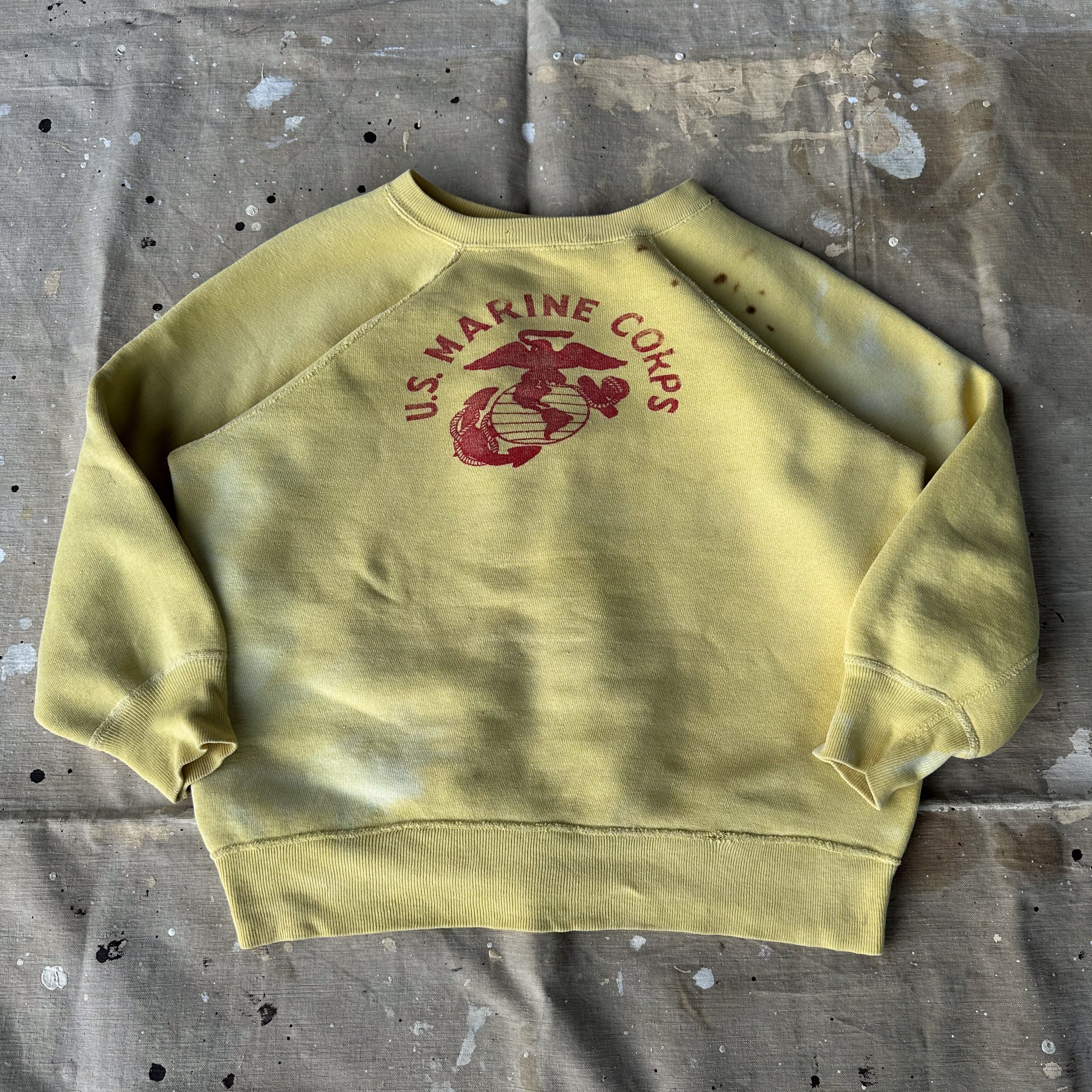トップス 50s 60s vintage sweat Vintage 1950s/1960s Black Short Sleeve Quarter Zip Cotton
