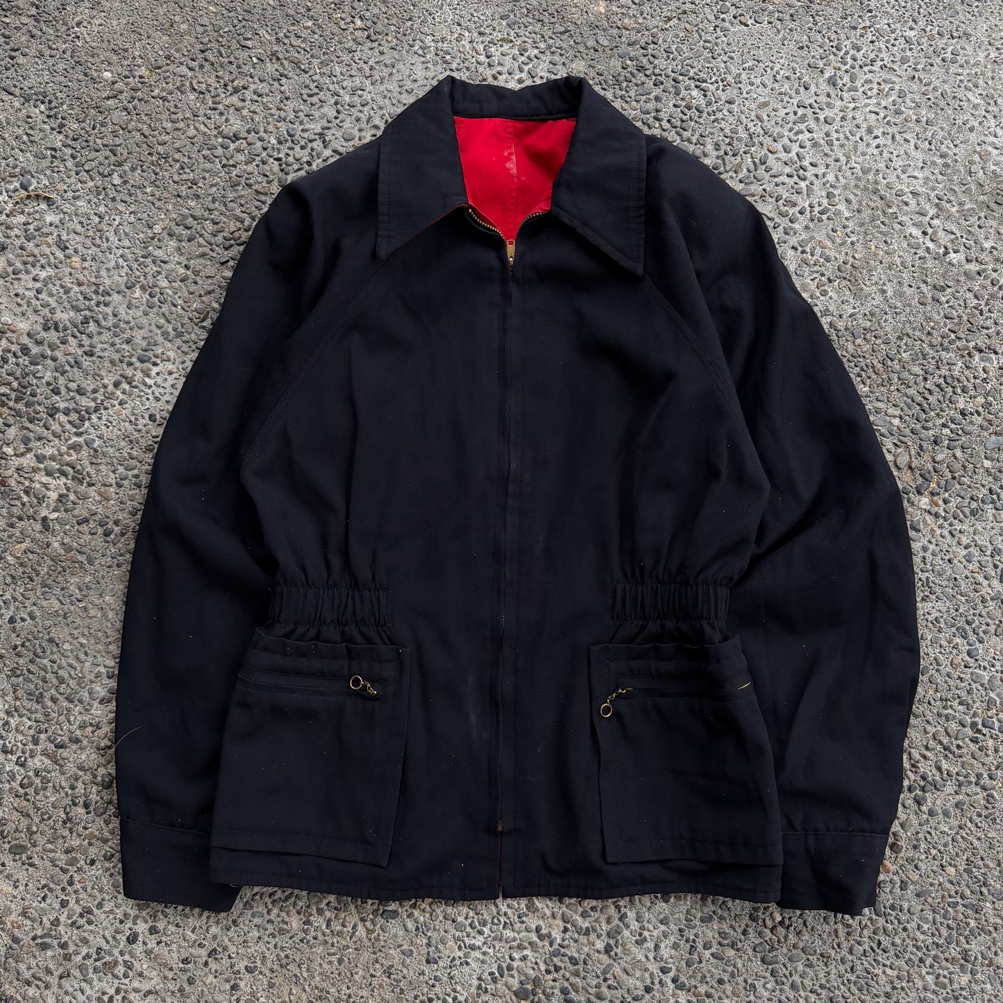 1950’s black and red reversible jacket