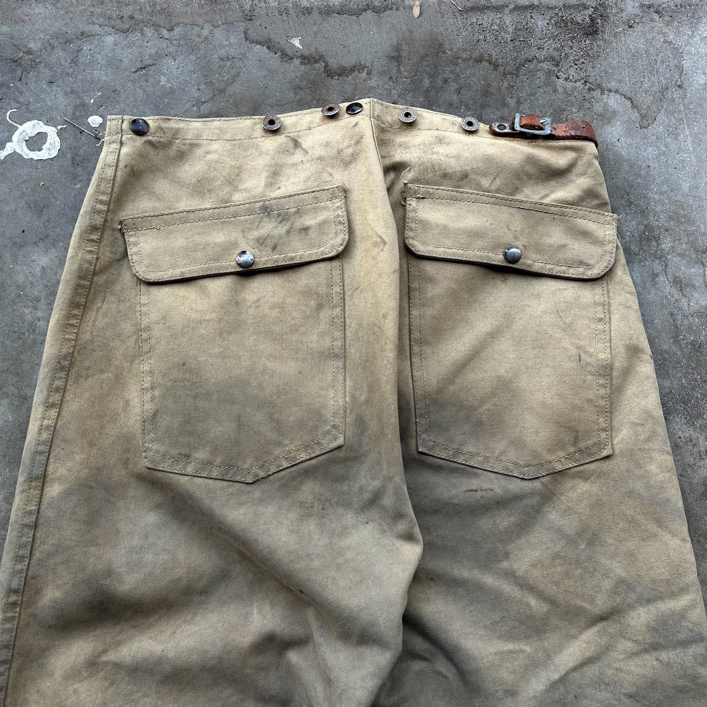 1940’s/50’s fireman turnout pants