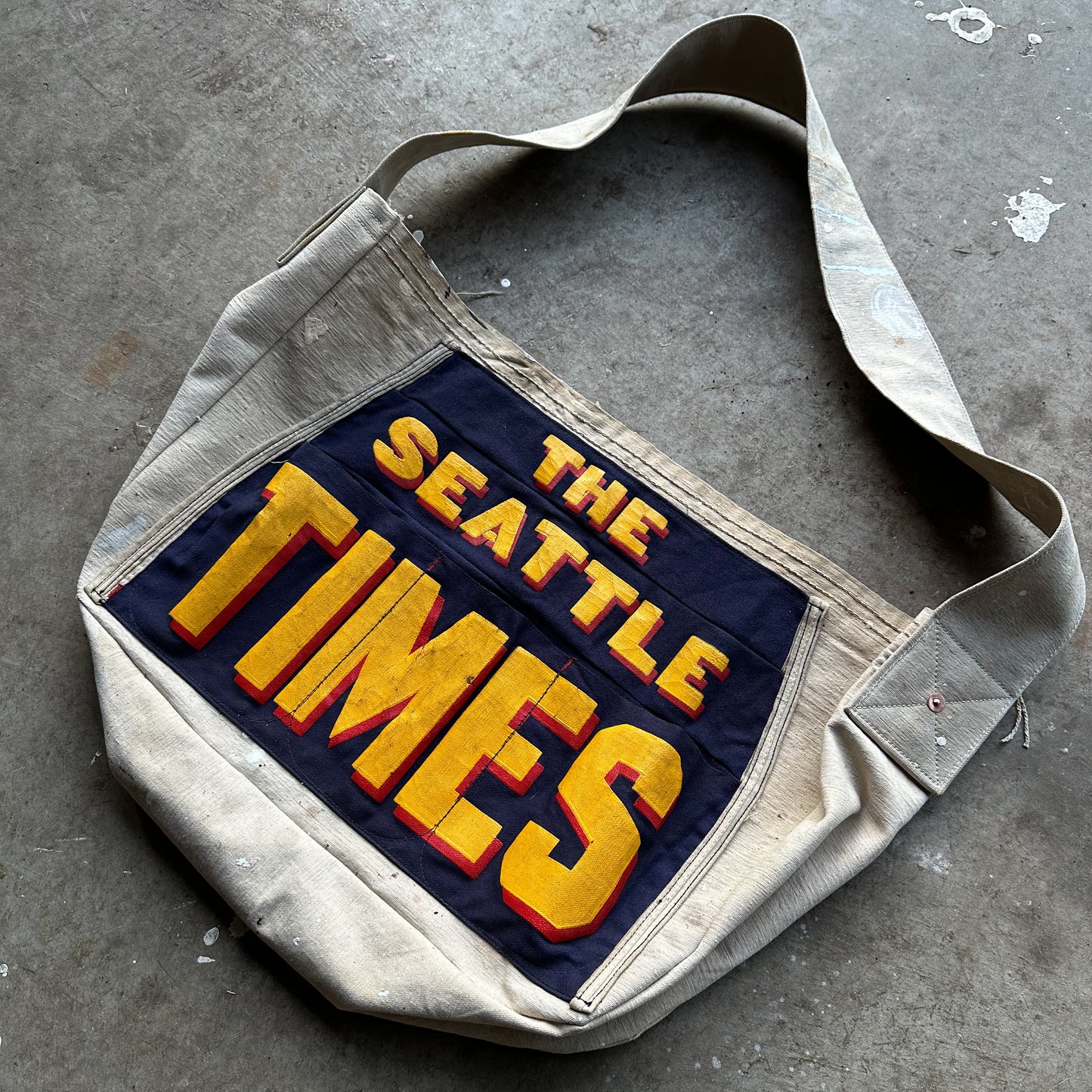 Handmade 1950’s style newspaper bag