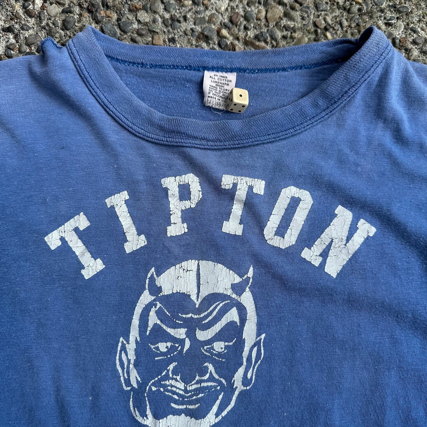 1970’s faded blue devil tee