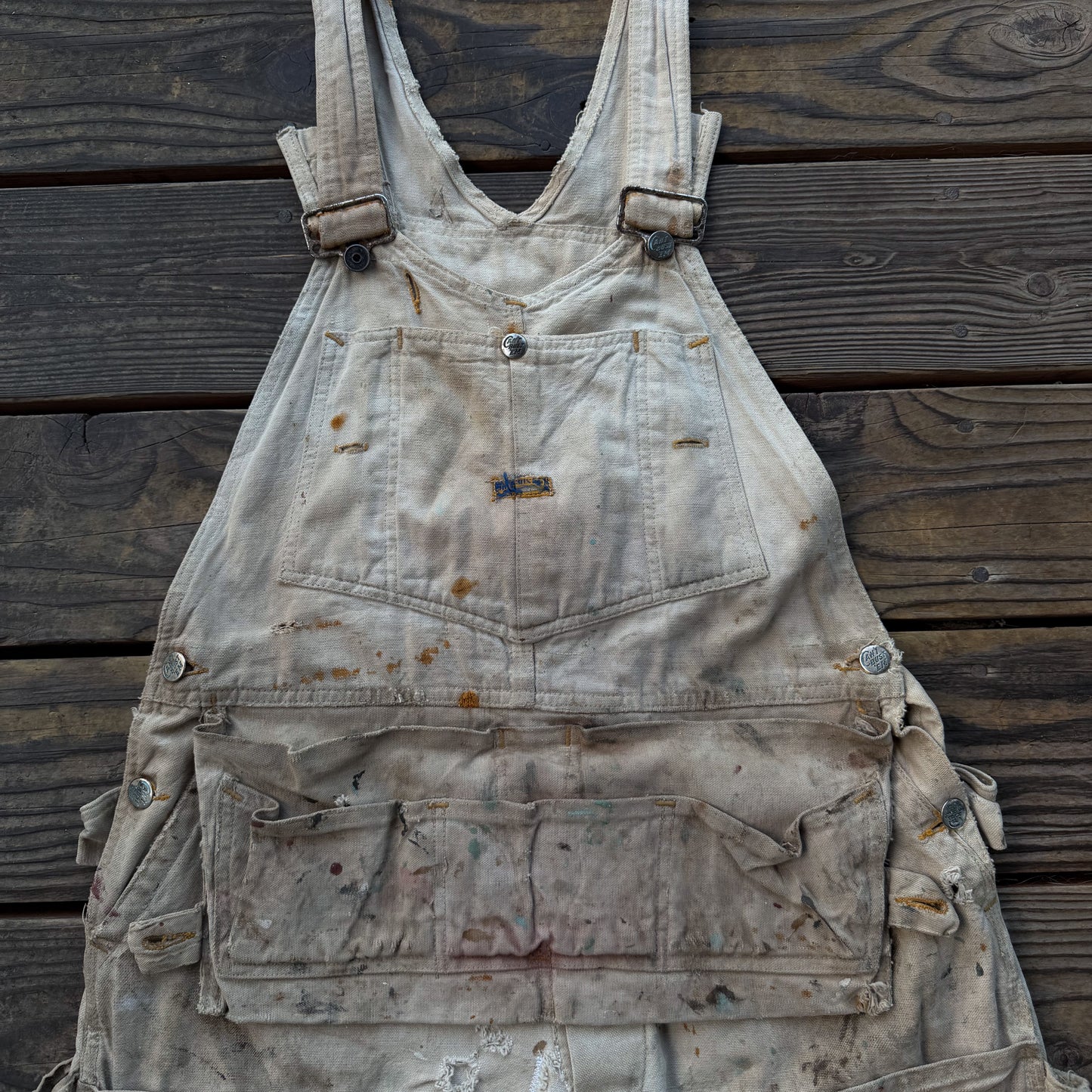 1940’s painted can’t bust em overalls