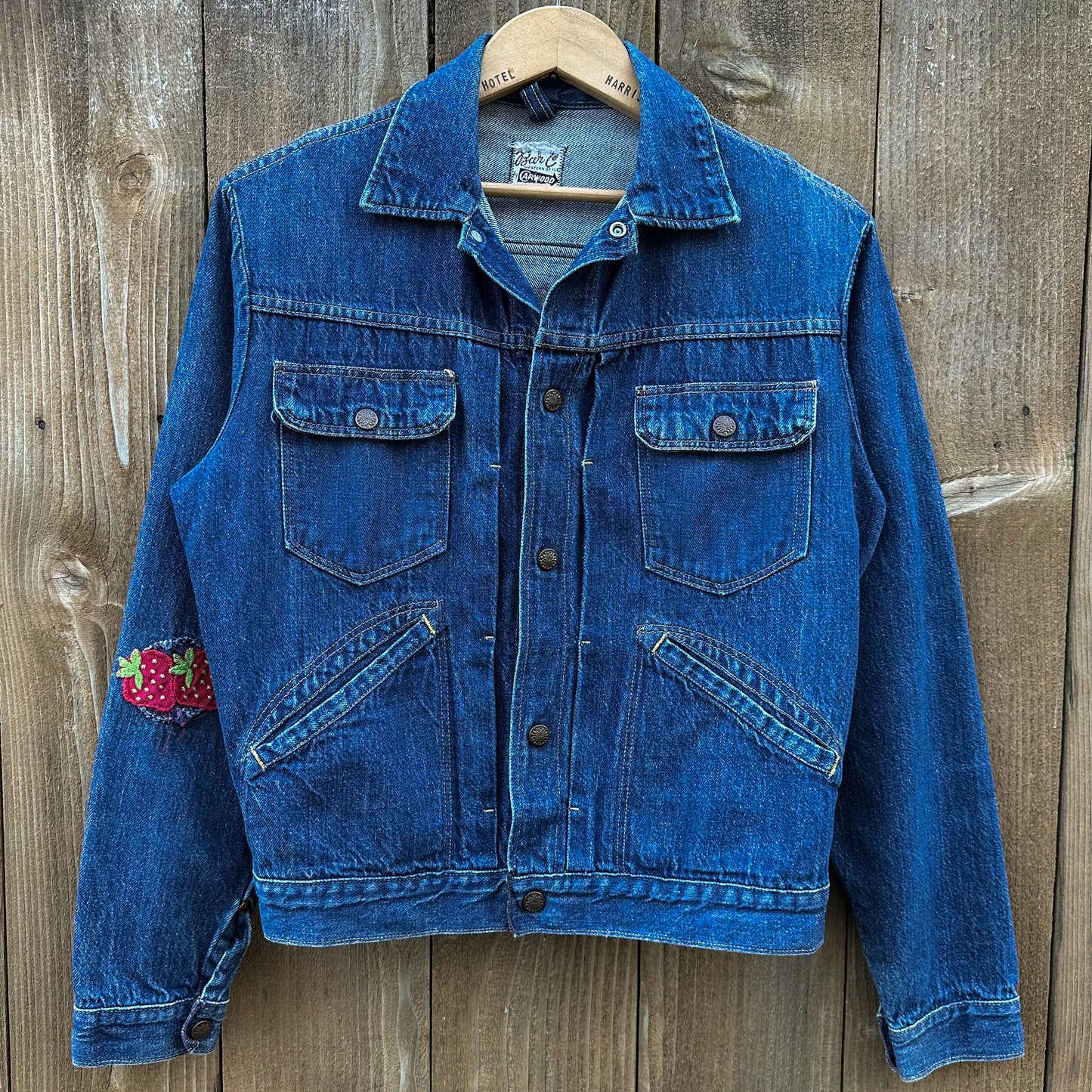 1960’s Bar C pleated denim jacket