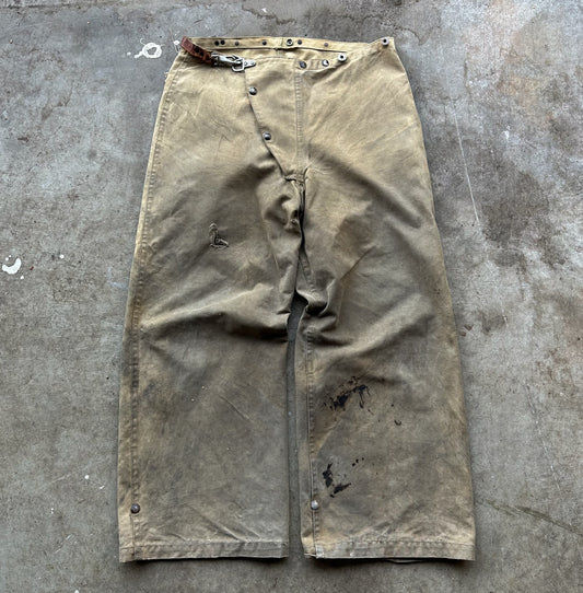 1940’s/50’s fireman turnout pants