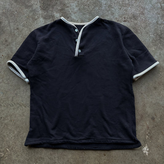 1960’s black Henley cut sweatshirt