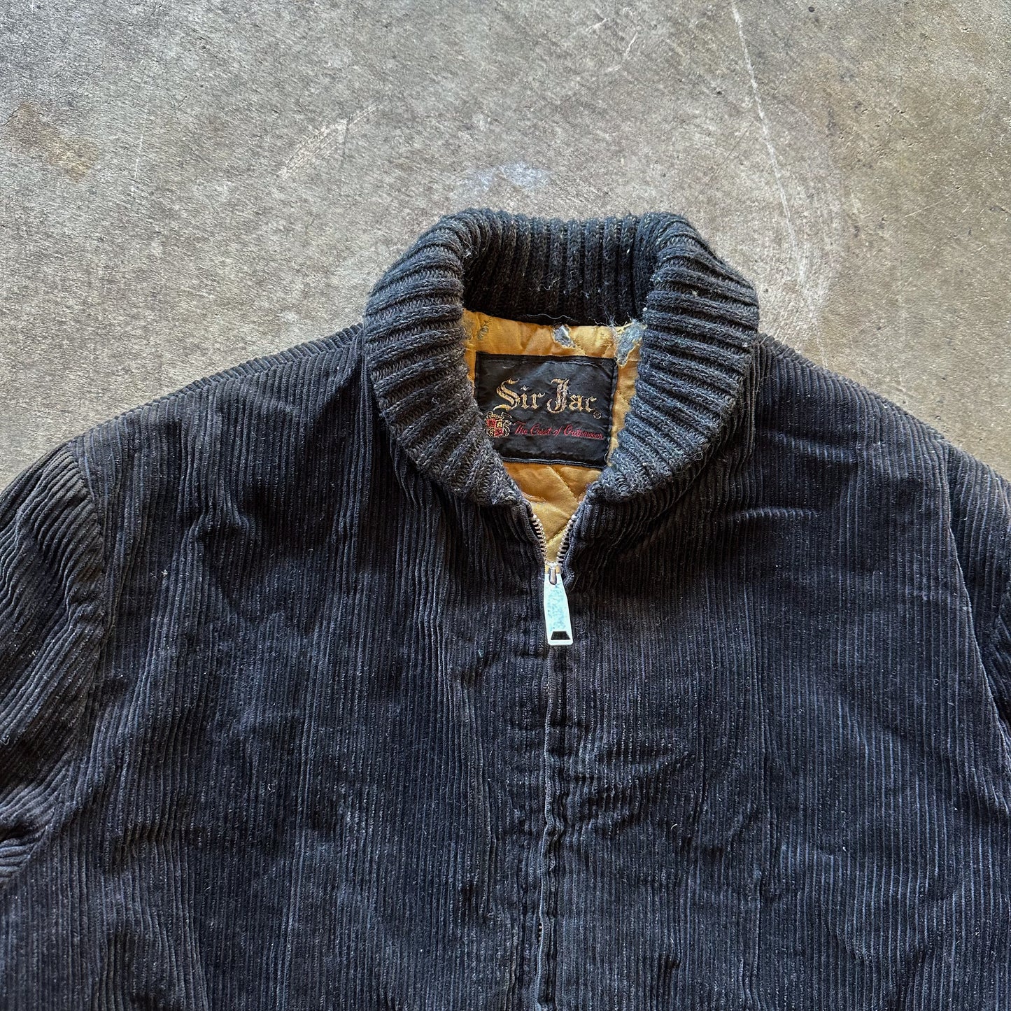 1960’s bulldog chainstitched black corduroy jacket