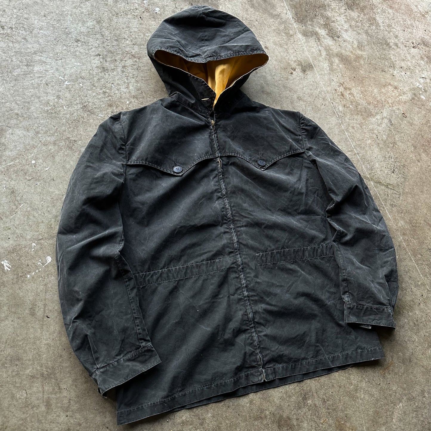 30’s/40’s black cotton jacket