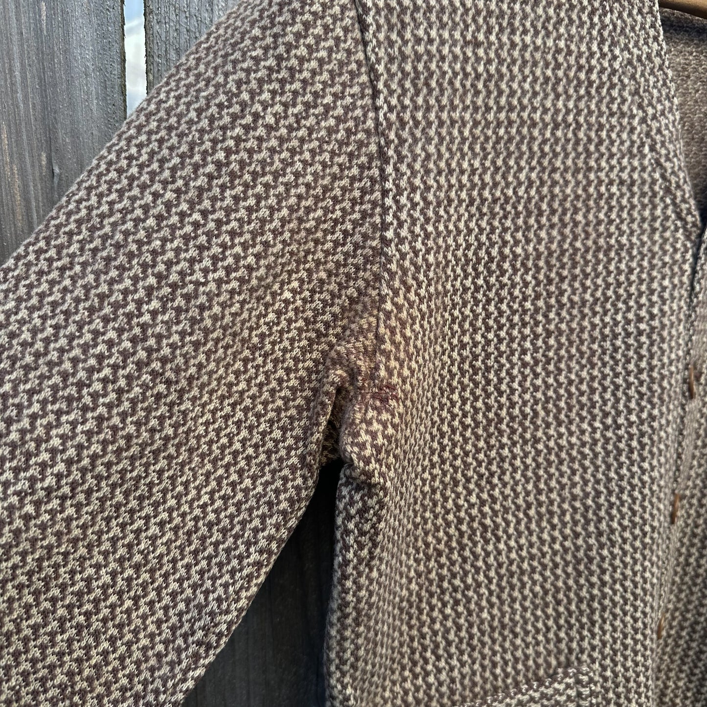 1940’s houndstooth wool cardigan