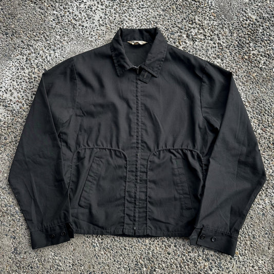 Black lightweight campus jacket