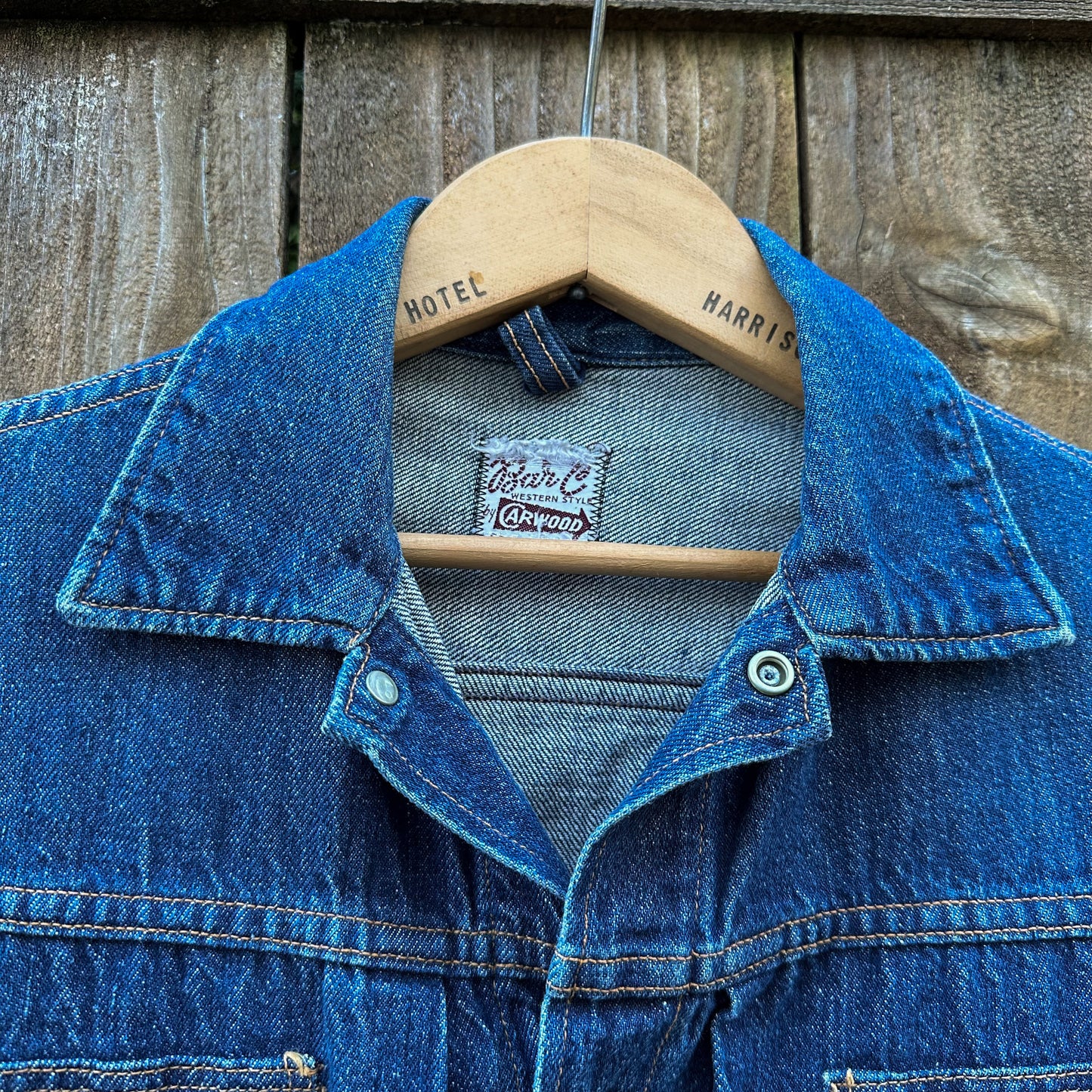 1960’s Bar C pleated denim jacket