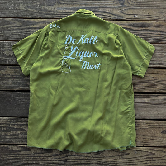 1960’s beer chainstitched bowling shirt