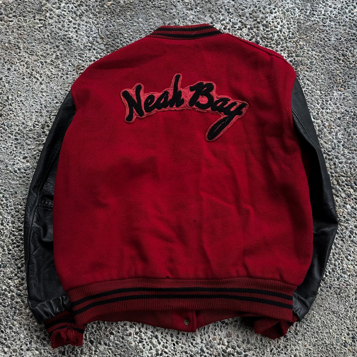 50’s/60’s varsity jacket with custom chainstitch Devil