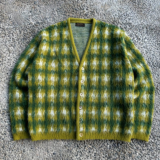 1960’s fauxhair shaggy acrylic cardigan