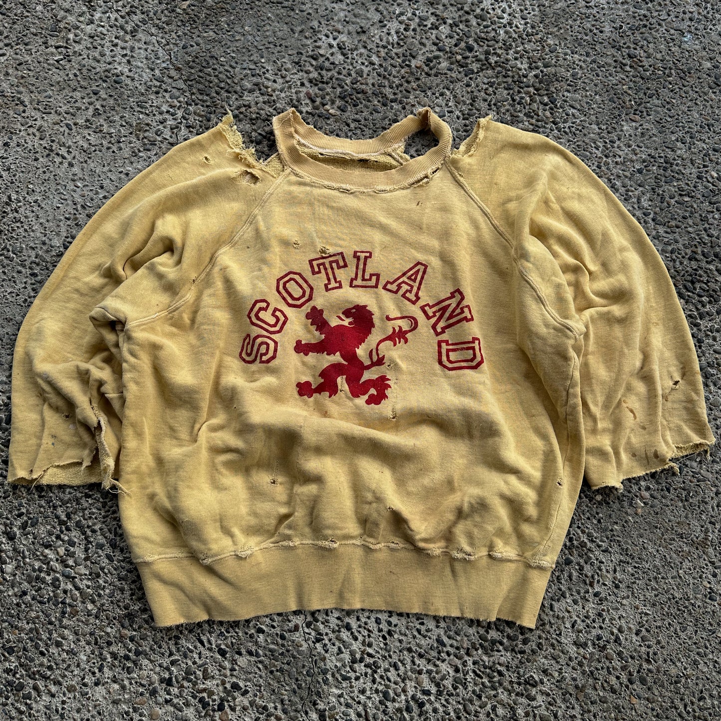 Thrashed 1960’s Scotland sweatshirt