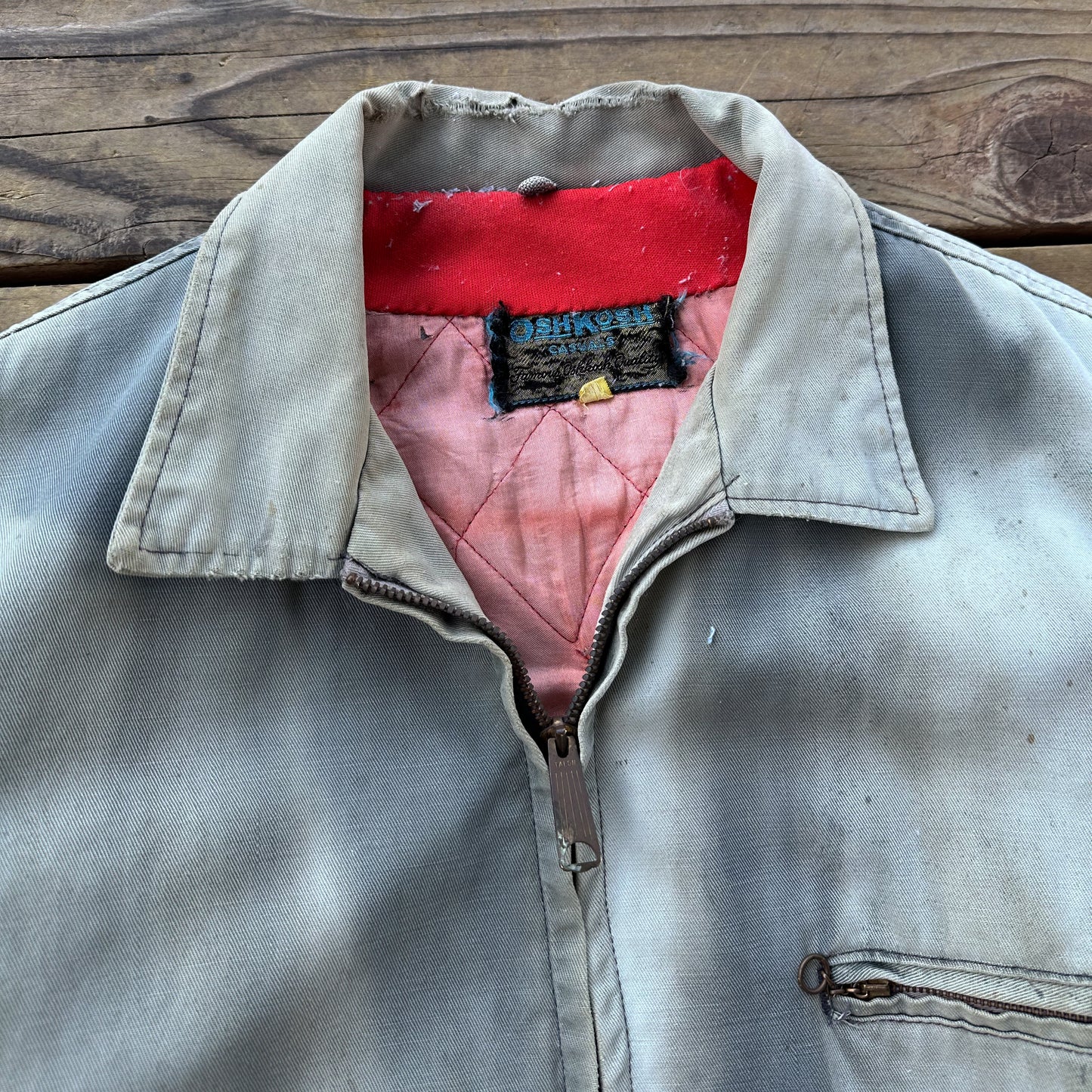 Heavily faded 1960’s Oshkosh jacket