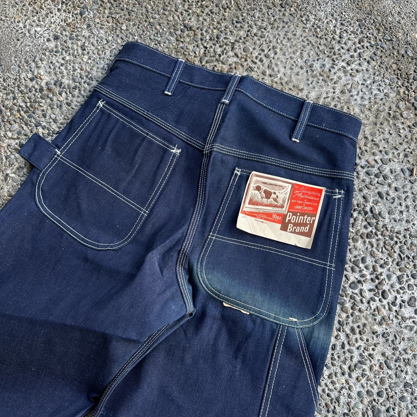 DSWT 1960s pointer brand carpenter denim