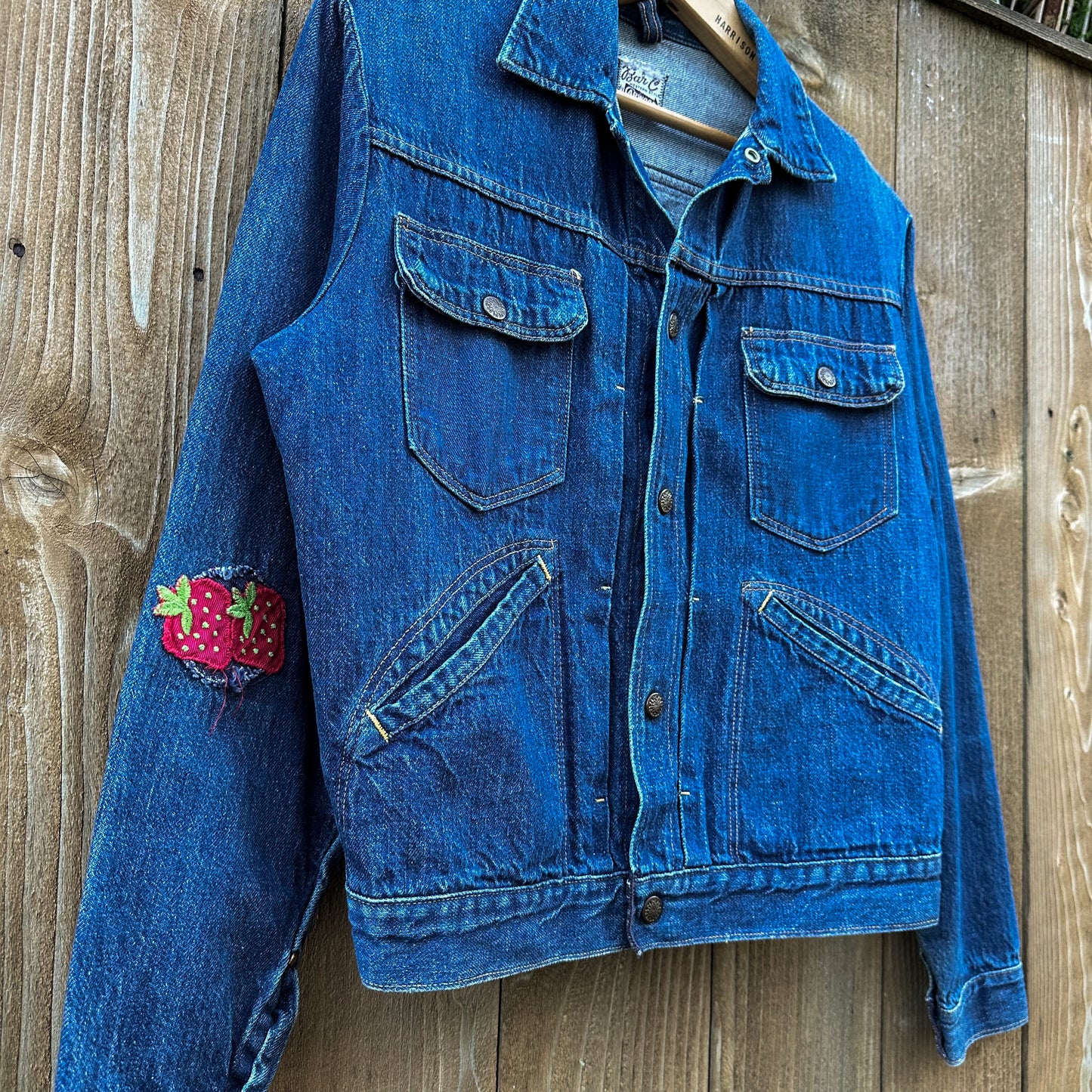 1960’s Bar C pleated denim jacket