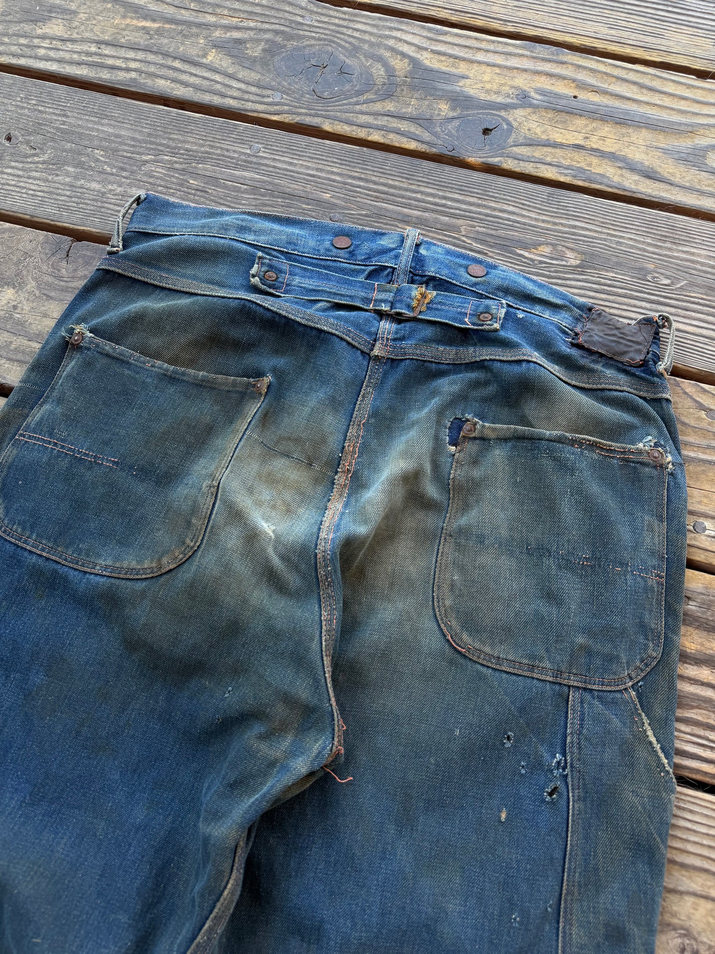1940’s Super Big Mac buckle back jeans