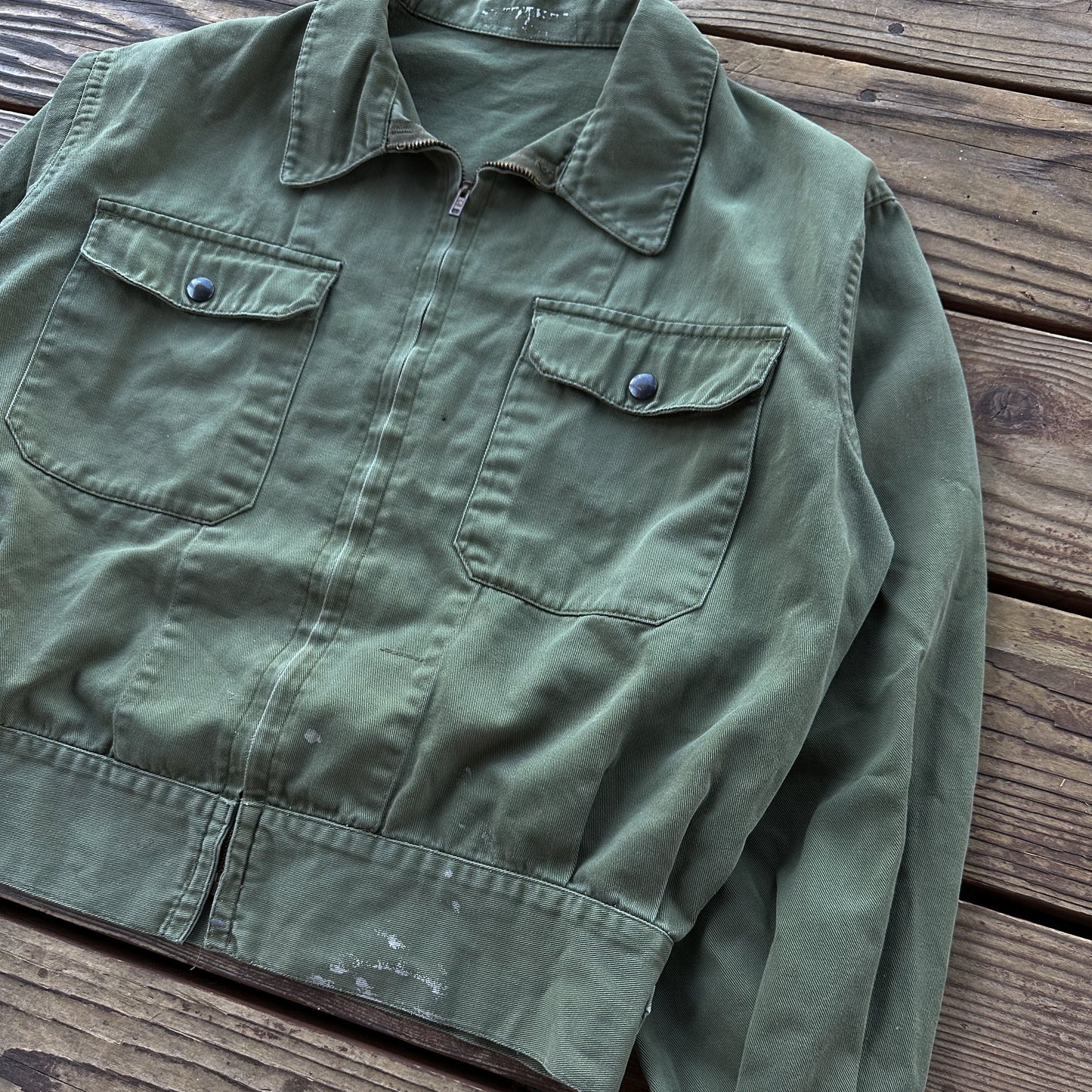 50’s/60’s green cropped jacket