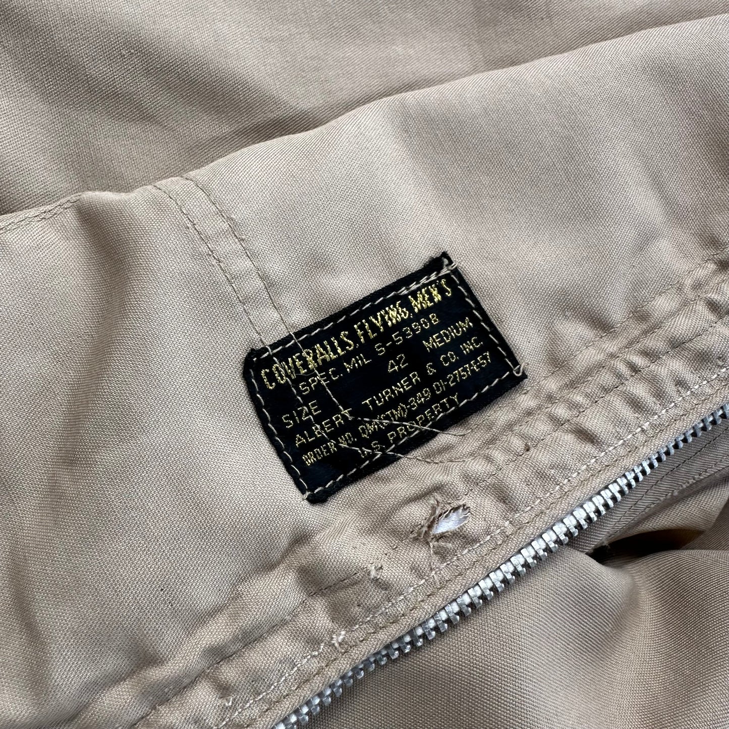 Korean War cropped coverall jacket