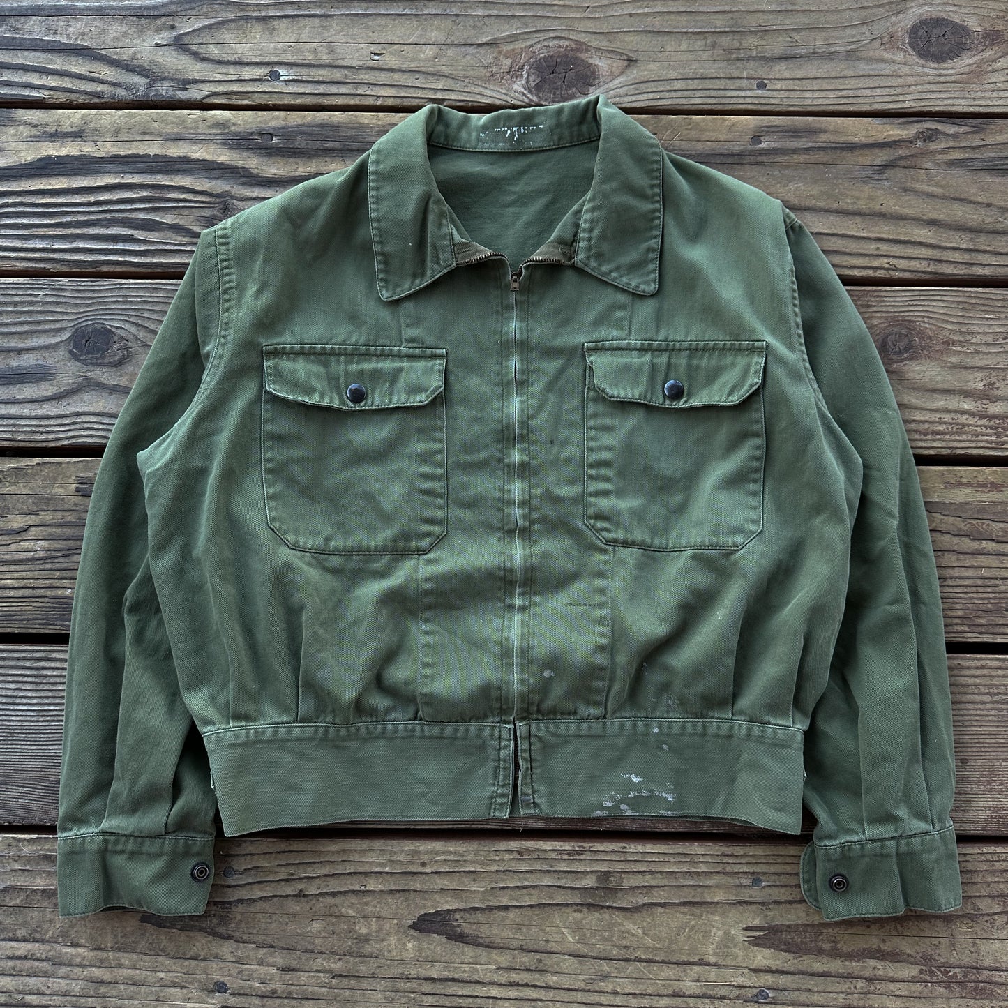 50’s/60’s green cropped jacket