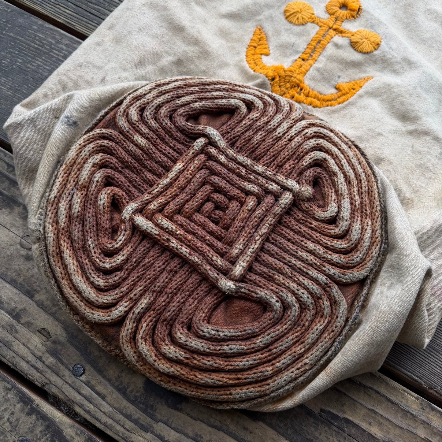 1930’s handmade sailors ditty bag