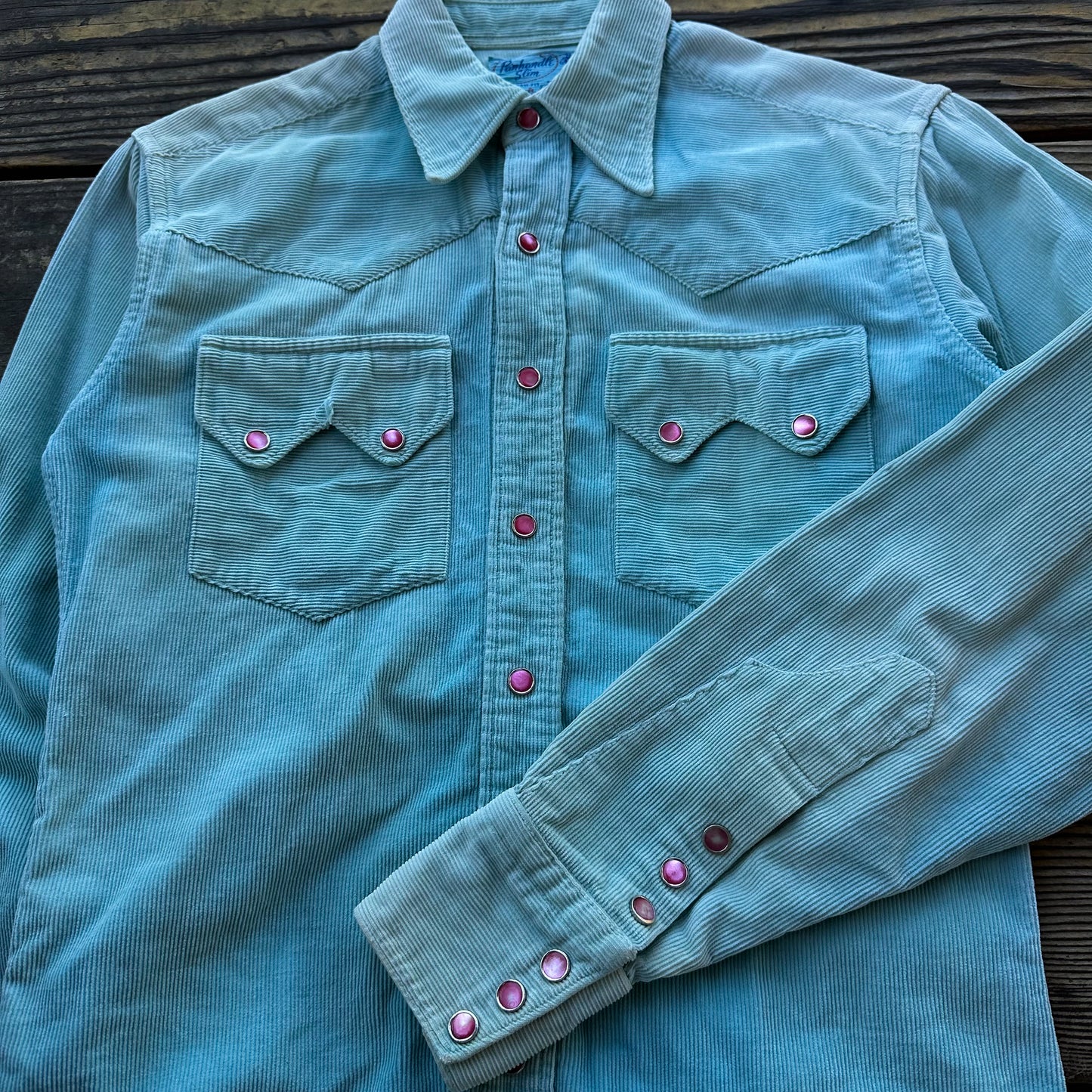 1950s corduroy western shirt