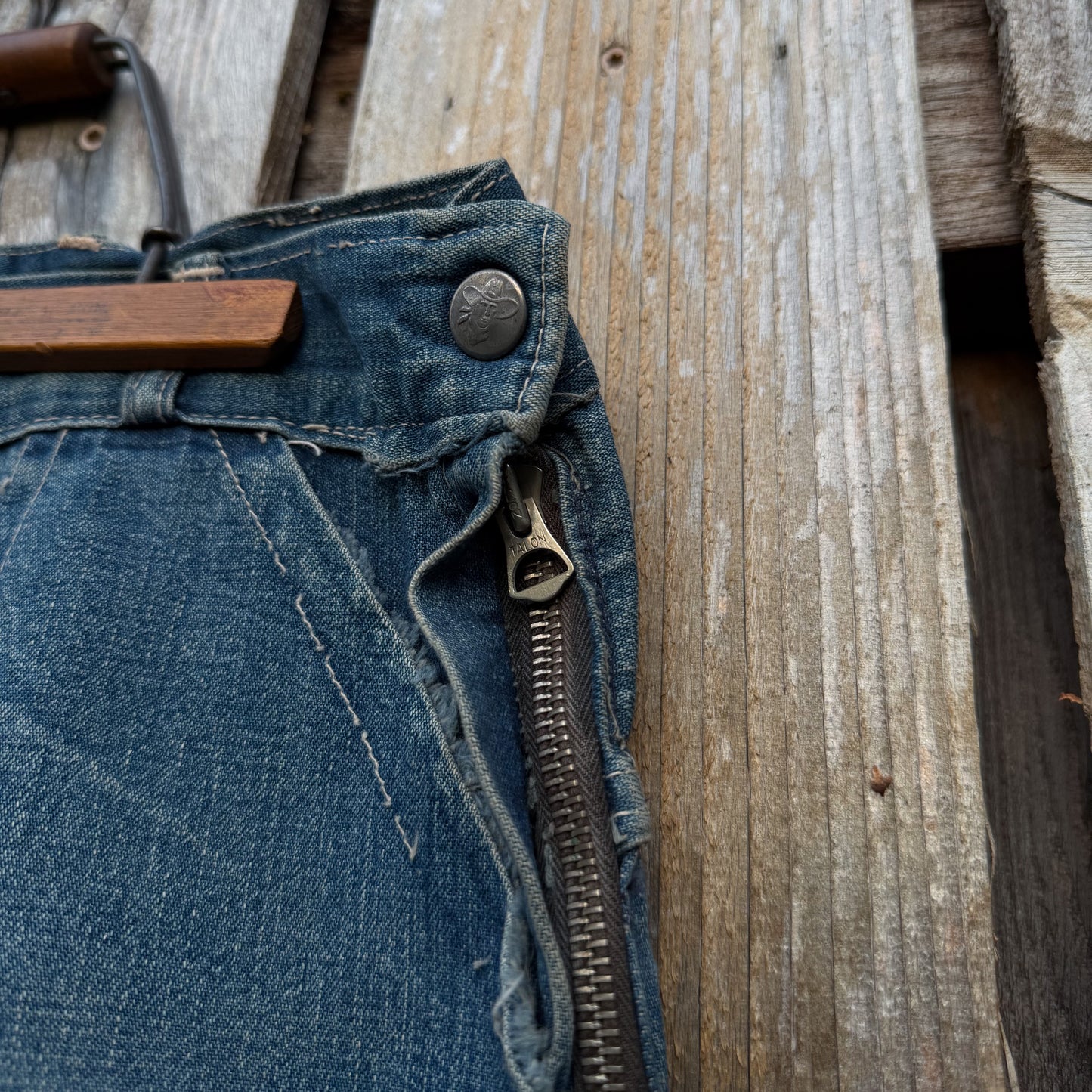 1940’s side zip jeans