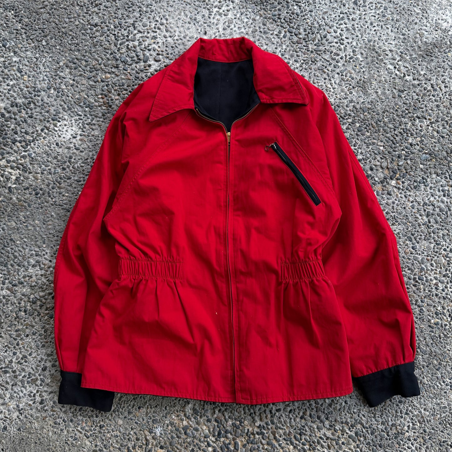 1950’s black and red reversible jacket